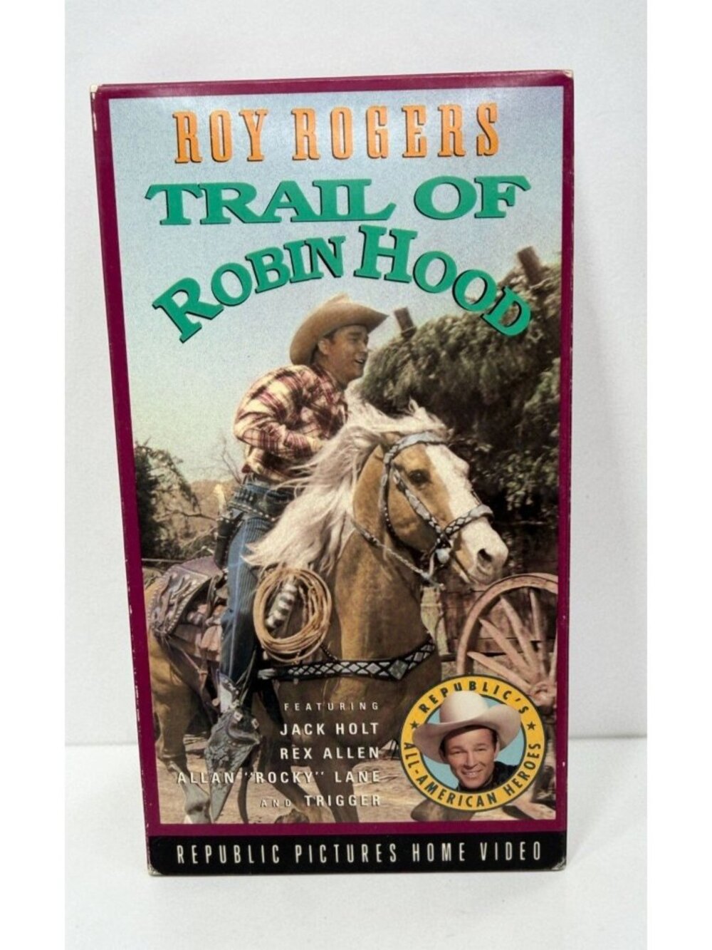 Roy Rogers Movie Trail of Robin Hood VHS Classic Western Rex Allen Jack Holt